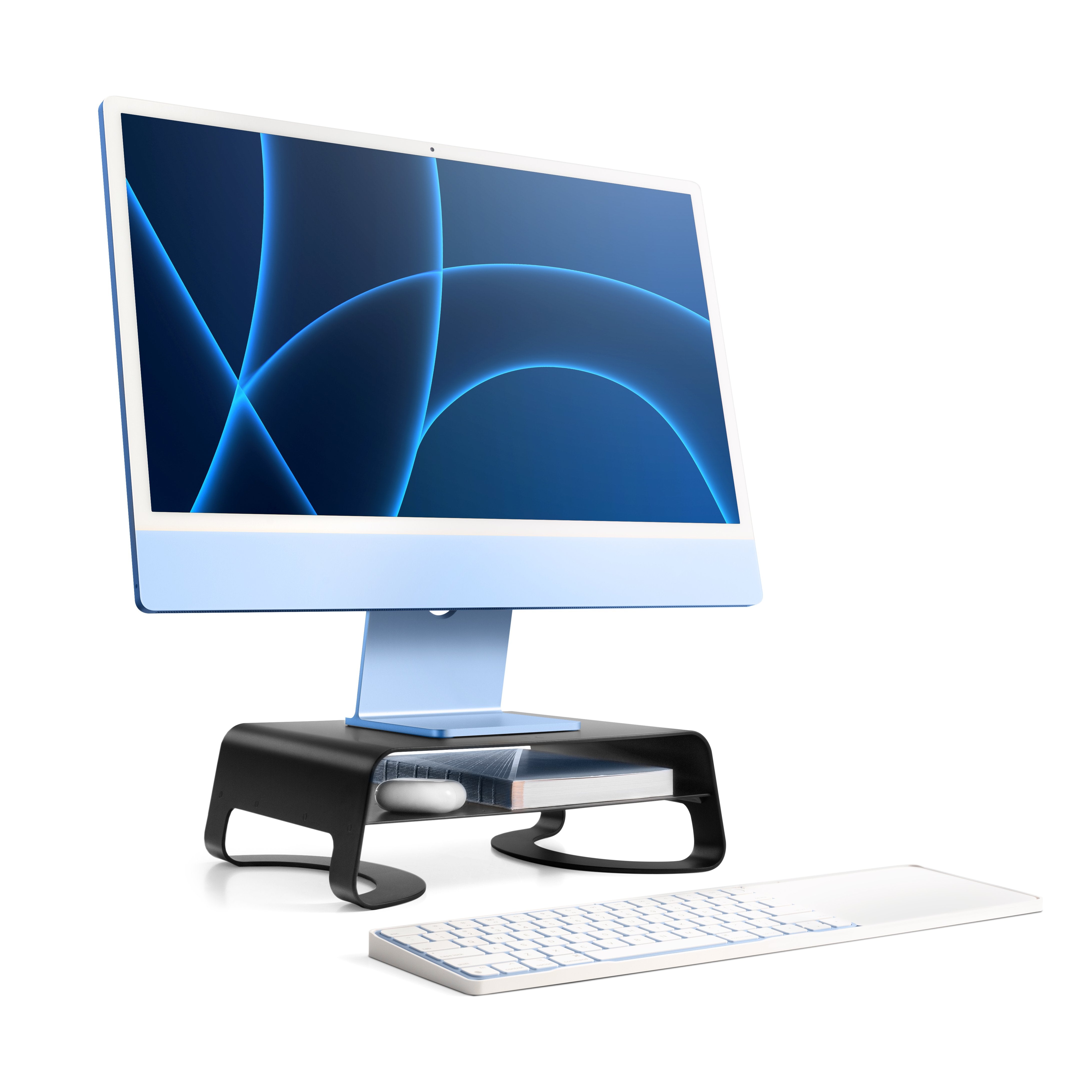 Twelve South Curve Riser Monitor Stand Ergonomic desktop stand with 通販 